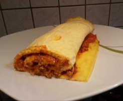 Hackfleisch Rolle / Low Carb gerollte Lasagne