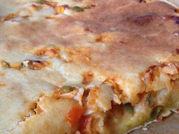 Salziger Hähnchenkuchen (brasilianische "Empanada")