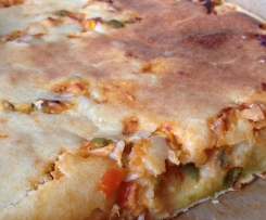 Salziger Hähnchenkuchen (brasilianische "Empanada")