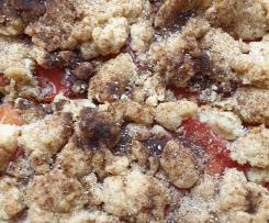 Quark Pflaumensaft Streusel Kuchen