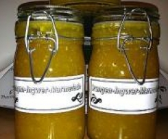 Orangen-Ingwer-Marmelade mit Schuss