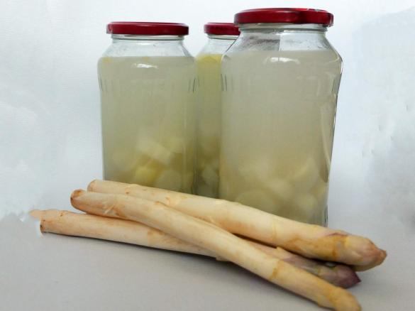 Feine Spargelsuppe auf Vorrat