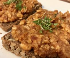 Veganes Mett mit Liquid Smoke