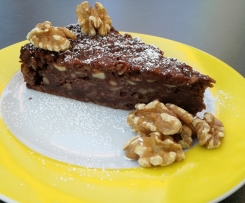 Apfelkuchen mit Walnüssen