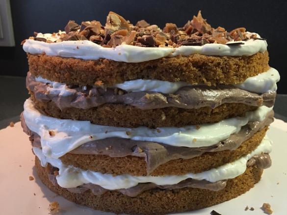 Toffifee-Torte "Naked Cake"