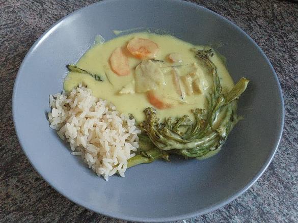 Soja - Geschnetzeltes mit Kokos - Gemüsegratin