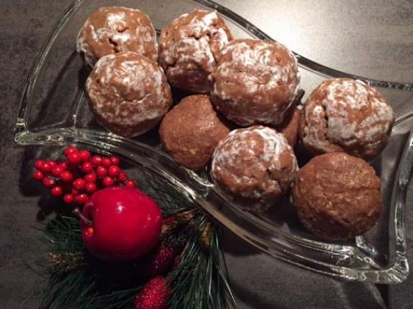 Softe Lebkuchen mit Marzipan