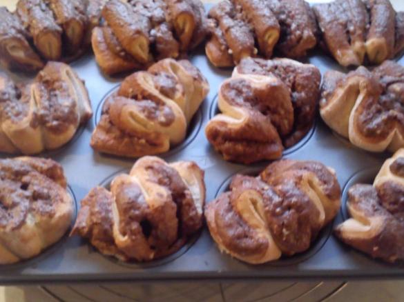 Süße Falte - Nuss-Nougat - richtig fluffig