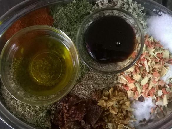 mediterranes Gemüsebrühepulver