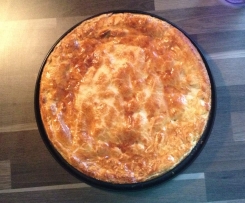 gedeckter Apfelkuchen