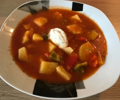 Paprika-Rahm-Suppe