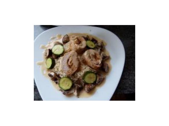 Putenrouladen mediterran