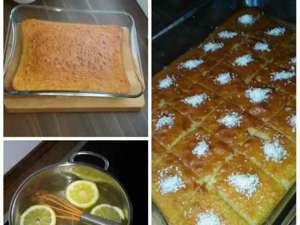 Türkischer Grieß Kuchen Revani Blitzschnell
