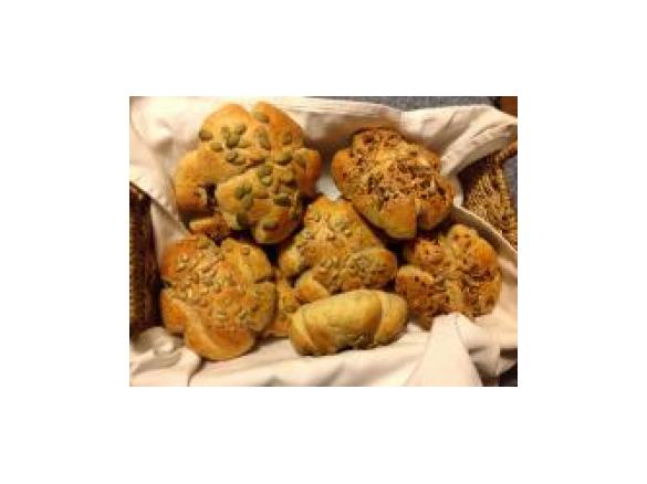 Variation von Hafer- Dinkel- Brötchen