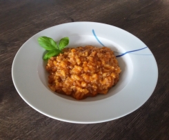 Risotto mit Hackflleisch