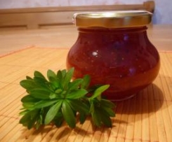 Erdbeer-/Waldmeistermarmelade