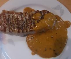 Pfefferrahmsoße mit Metaxa