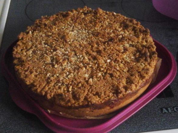 Kirschen Apfel Streuselkuchen vegan