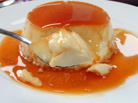 Frankreich Karamellpudding Creme Flan