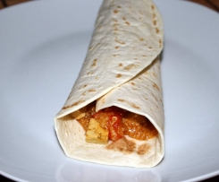 Vegane Wraps gefüllt mit Quinoa