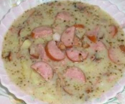 Variation von Vollkornroggensuppe (Zur)