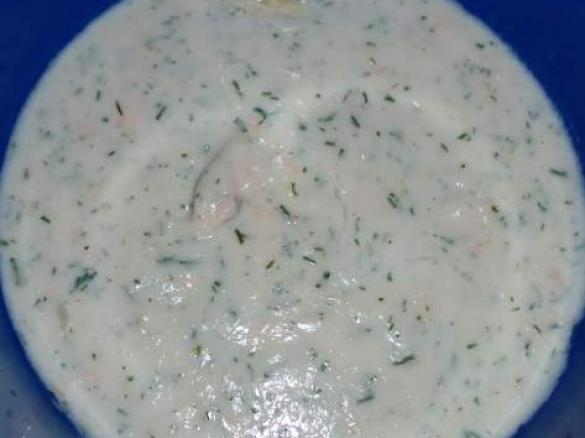 Lachs-Sahnesoße (light) für Nudeln