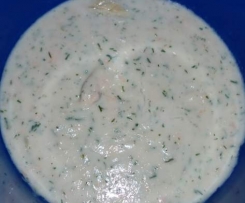 Lachs-Sahnesoße (light) für Nudeln