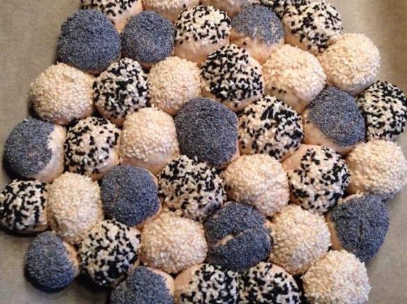 Partybrötchen - Mini-Brötchen - Brötchen-Sonne