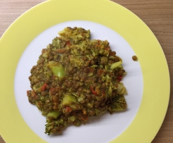 Linsencurry mit Gemüse