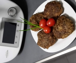 Hackfleisch-Pilz-Bratlinge