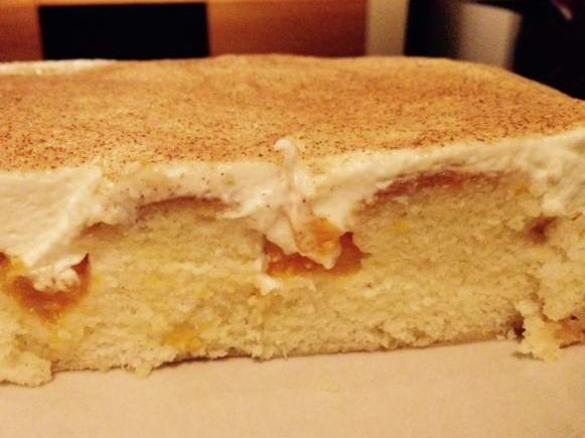 Mandarinen-Schmand Blechkuchen