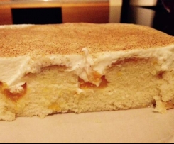 Mandarinen-Schmand Blechkuchen