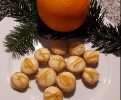 Orangenknöpfe Plätzchen