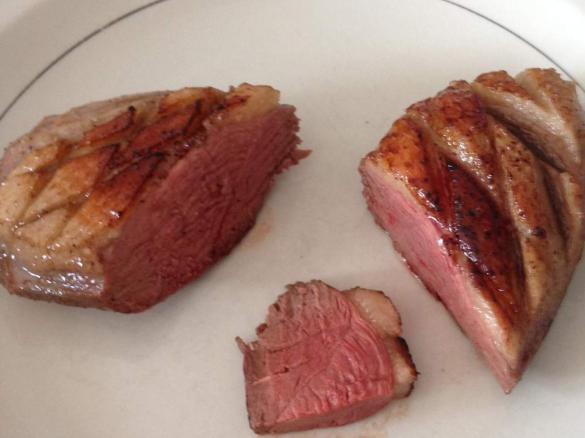 Entenbrust mit Porto-Sauce