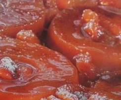 Apfeltorte, umgedreht