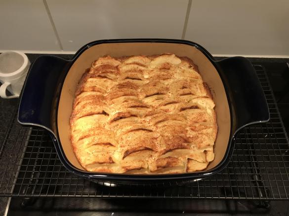 Apfelkuchen, saftig f. kleines Blech oder Bäker