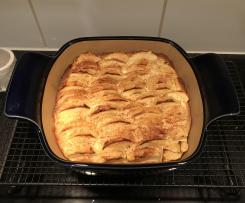 Apfelkuchen, saftig f. kleines Blech oder Bäker