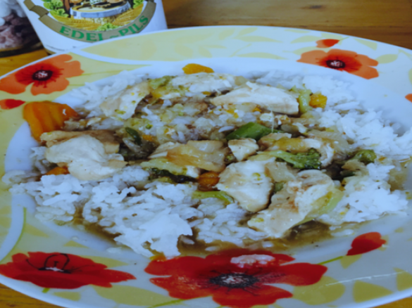 Cola Hühnchen im Asia Style