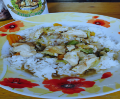 Cola Hühnchen im Asia Style