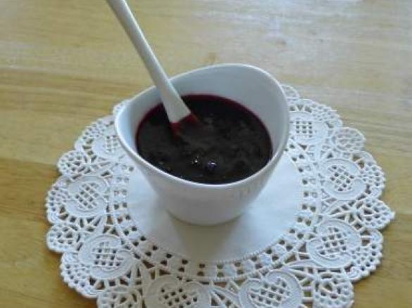 Birnen-Heidelbeer-Konfitüre mit Cidre