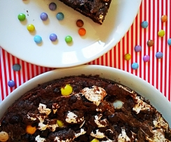 Giant Double Chocolate Cookie mit Marshmellowfluff