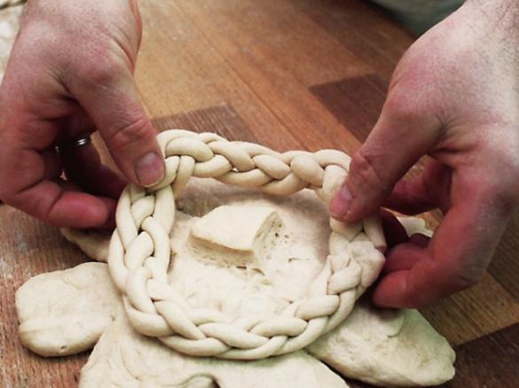 Mutschel / * Stern Hefeteig gesalzen 