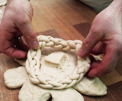 Mutschel / * Stern Hefeteig gesalzen 