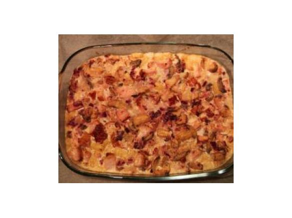 Kasseler, überbacken