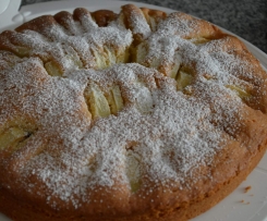 Schneller Versunkener Apfelkuchen