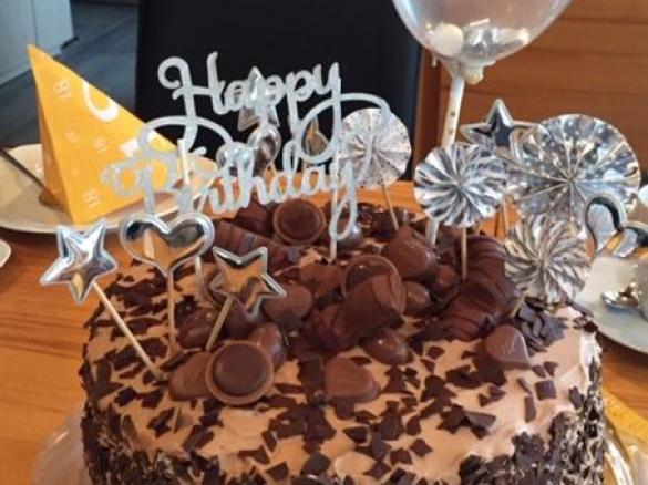 Schokosahnetorte mit Bananen