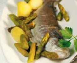 Forellen mit Sauce Hollandaise