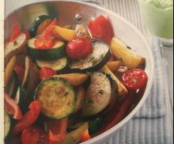 Ofengemüse mit Kräuterquark