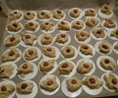 Haselnuss- Makronen, ohne Ei, Plätzchen