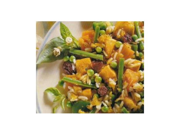 Variation von Indischer Reistopf